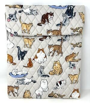 Vera Bradley A Cat’s Life Small Tech Sleeve Cotton Up To 13 in Laptop Cat Lover